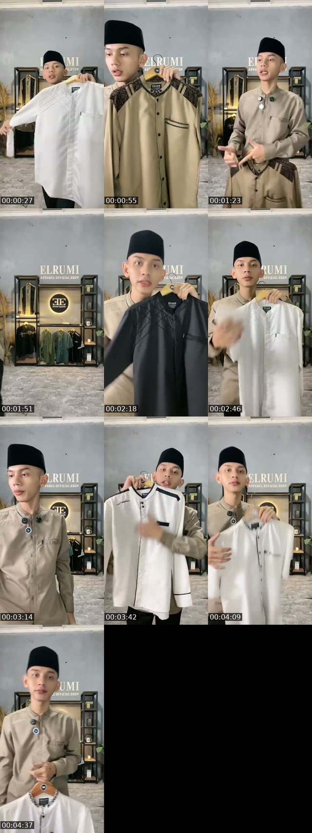 TikTok live: Promo baju koko pria by @elrumi_apparel_official