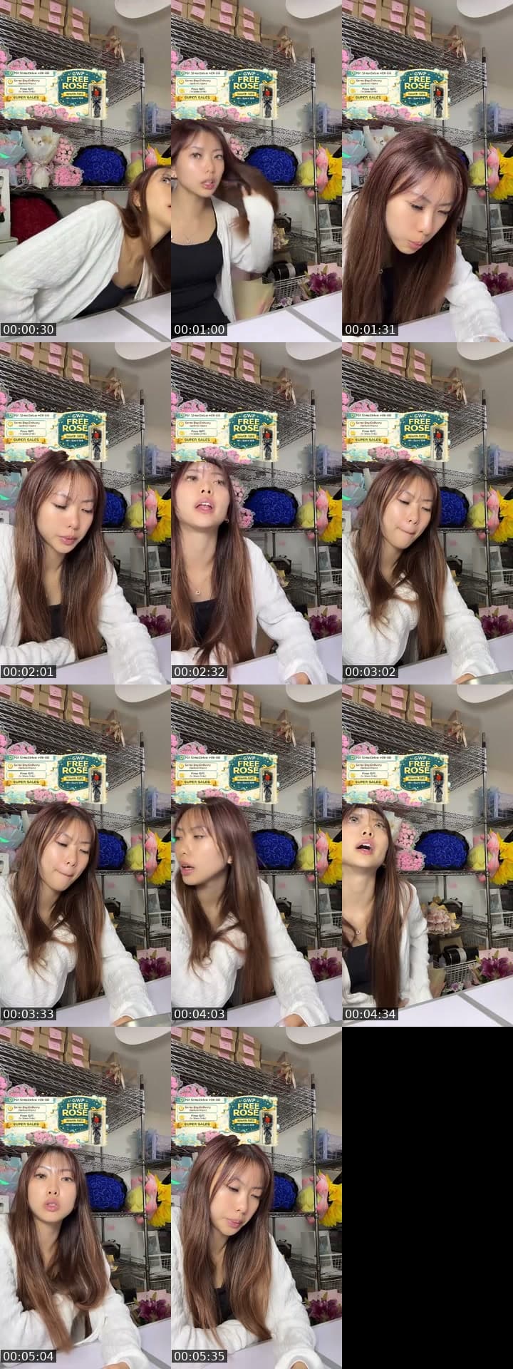 @flowershopsg TikTok live stream