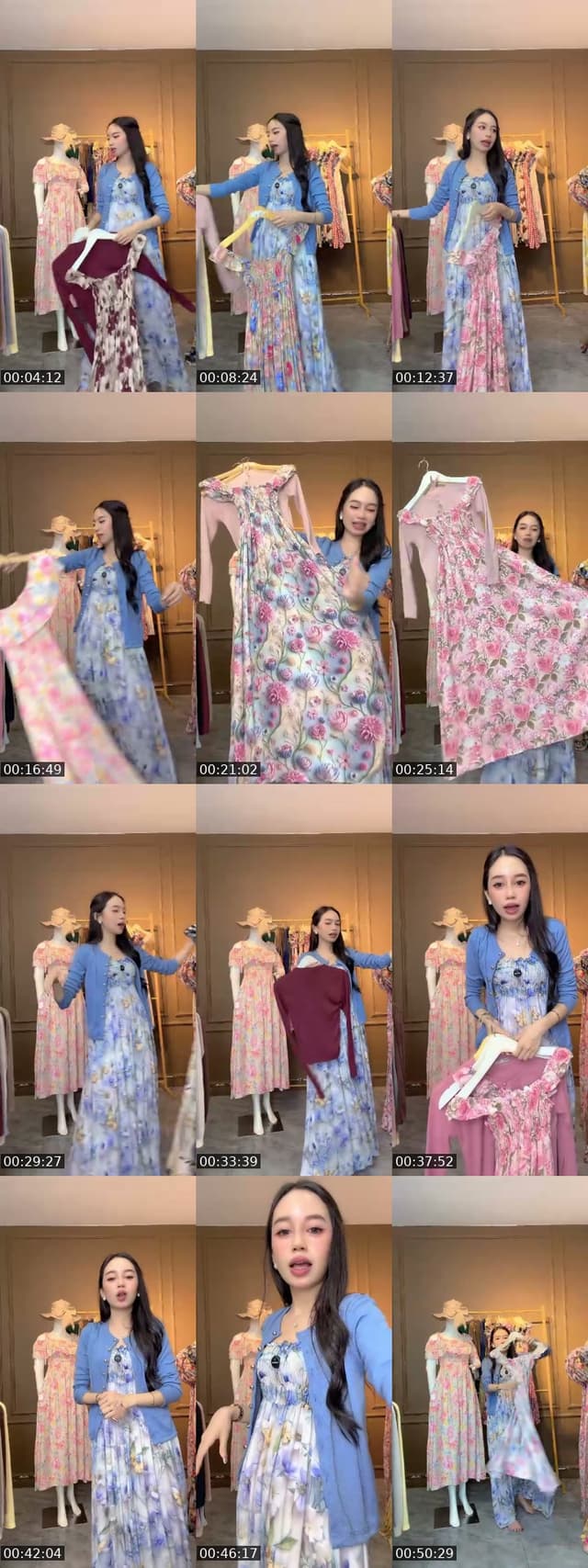 Indonesia TikTok live: Marion long dress by @sirrin_girls