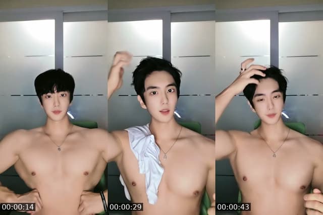 TikTok live: hello 💜 by @xlnjin
