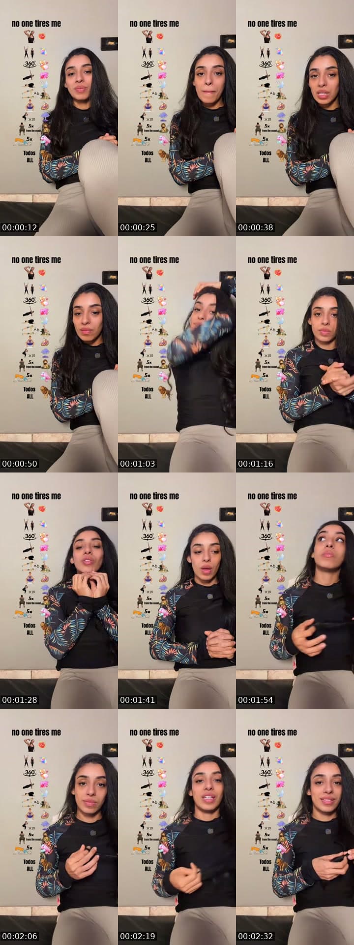 Live de atividade física