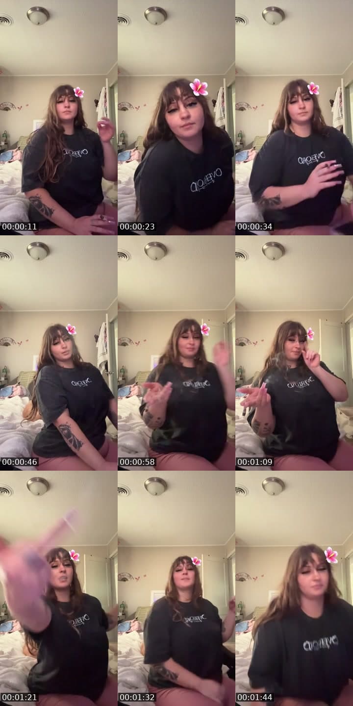 @venusthugoddzzoflove TikTok live stream