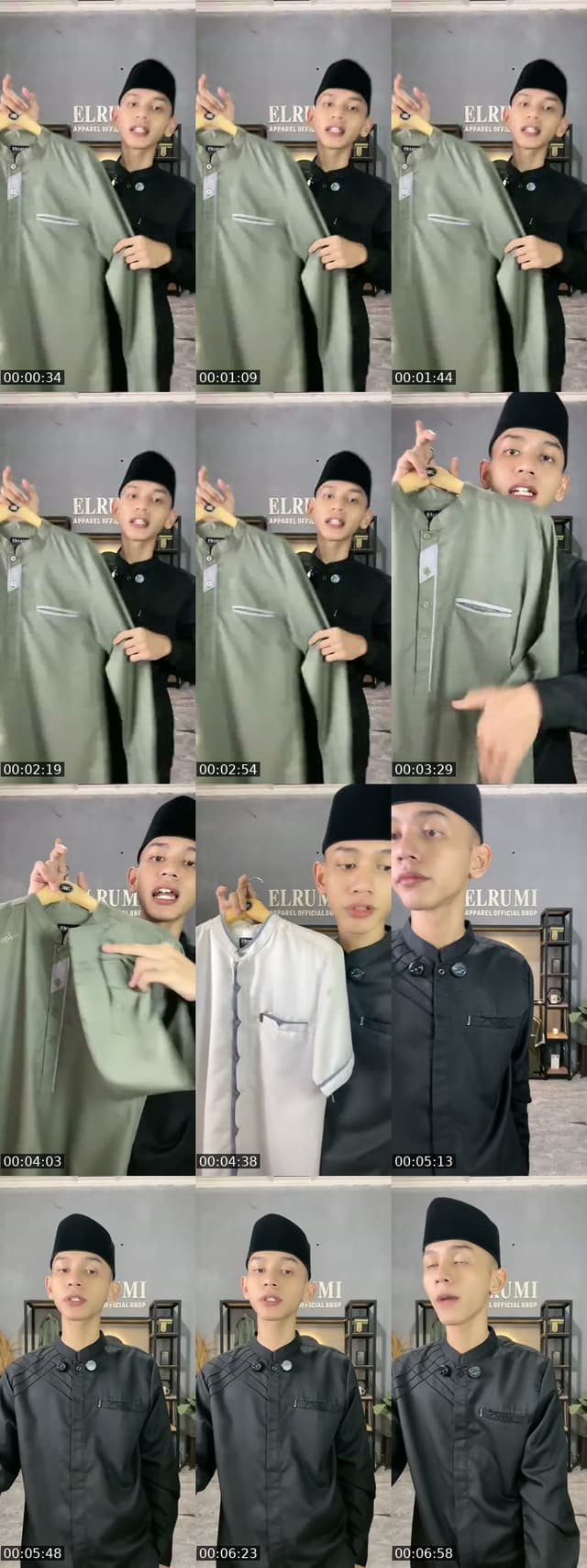 TikTok live: Promo baju koko pria by @elrumi_apparel_official