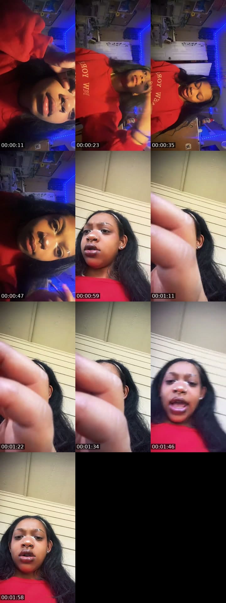 @noitsprxttyprxncessa TikTok live stream