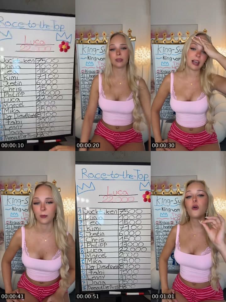 @lucia.oceanne TikTok live stream