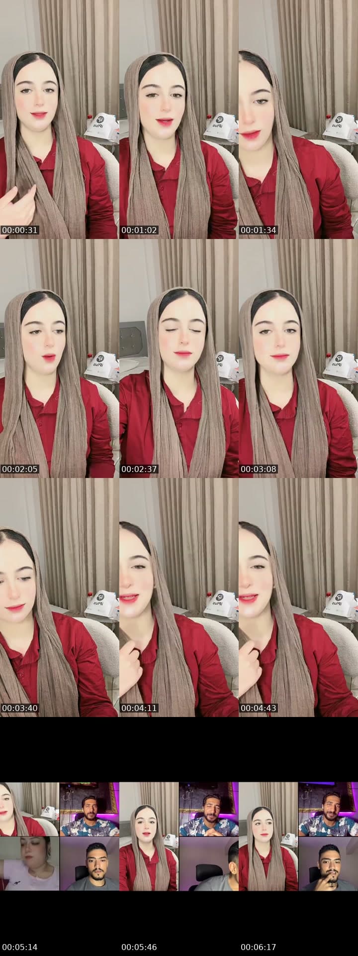 @nadia.tamer00 TikTok live stream