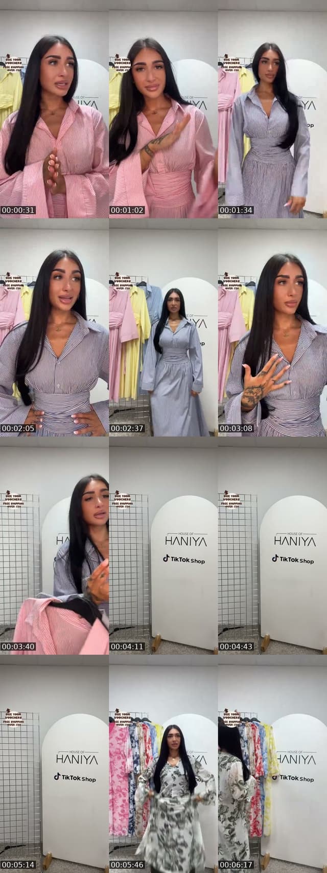 TikTok live: Use your vouchers 💕💕💕 by @houseofhaniya