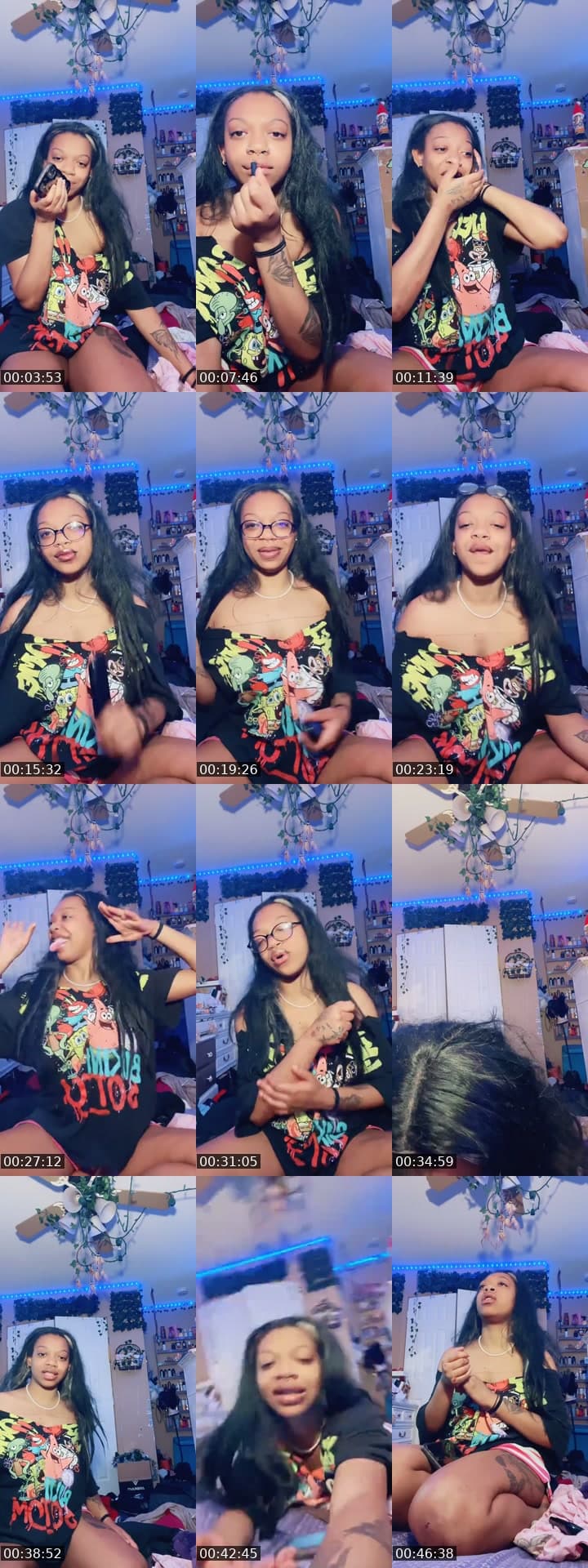 @noitsprxttyprxncessa TikTok live stream