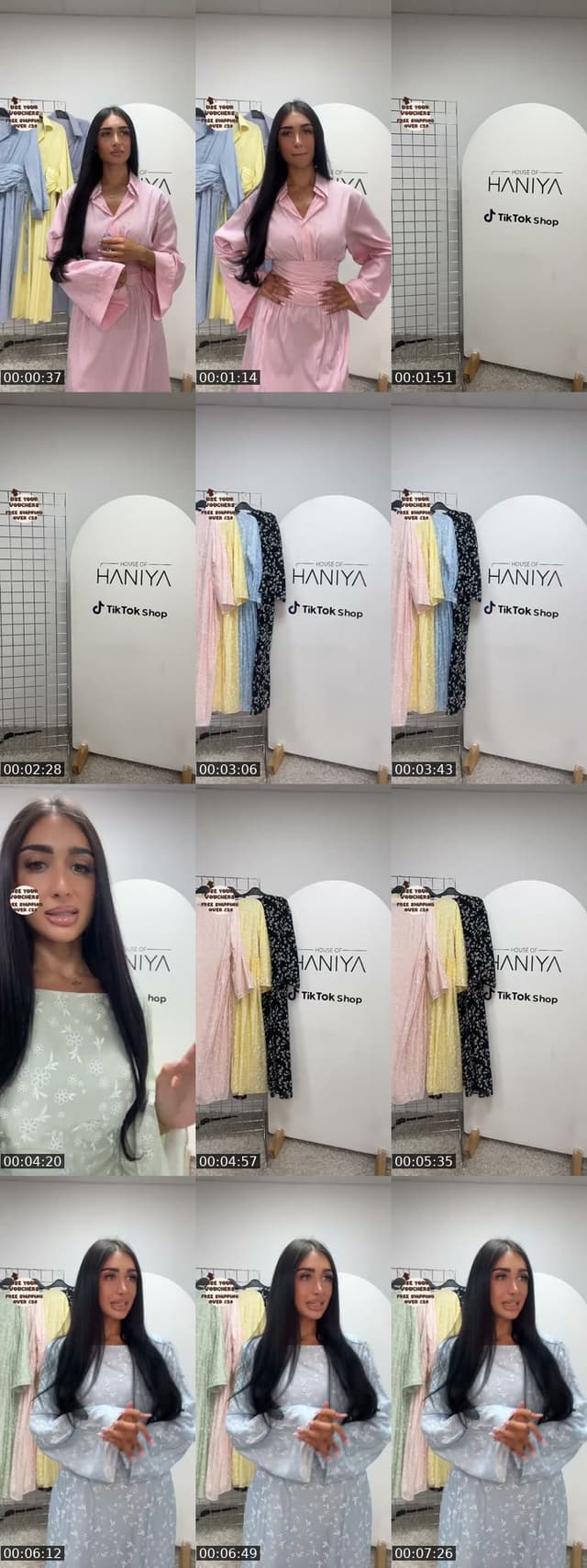 TikTok live: Use your vouchers 💕💕💕 by @houseofhaniya