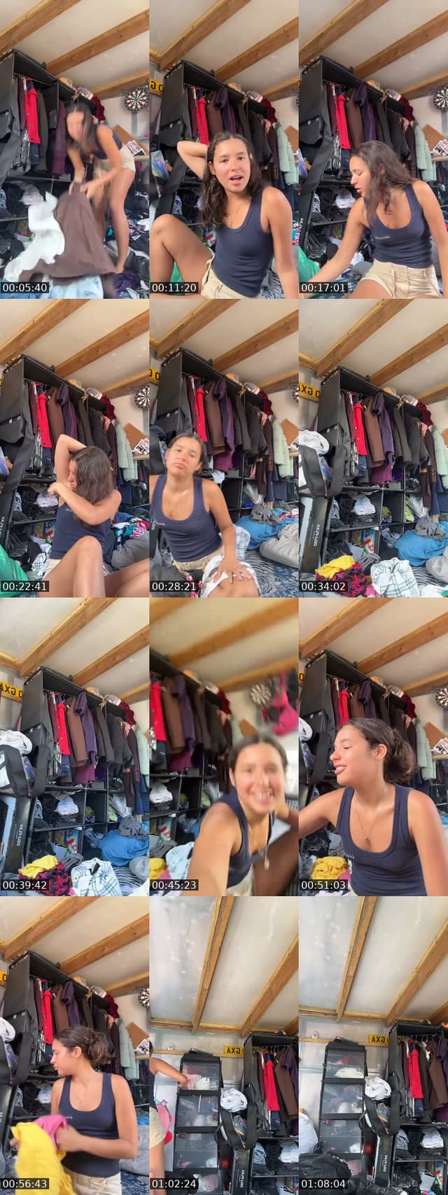 TikTok live: Cleaning my room pt125 by @elaineoatlatte