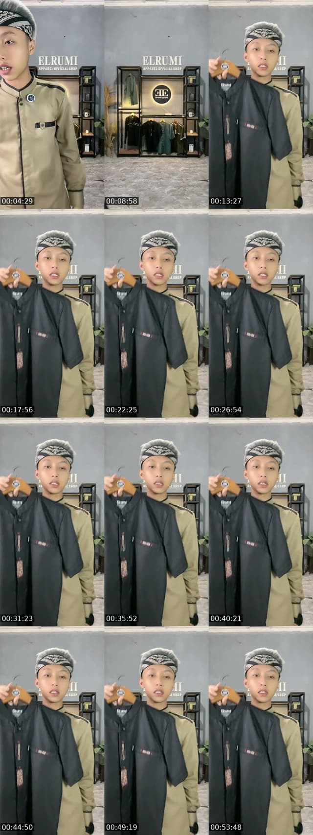 TikTok live: Promo baju koko pria by @elrumi_apparel_official