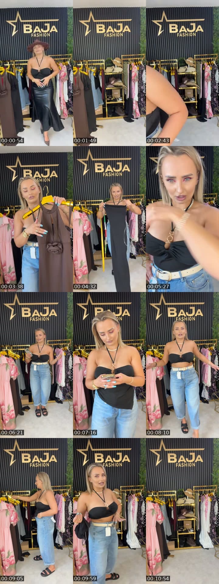 @bajafashionshop TikTok live stream
