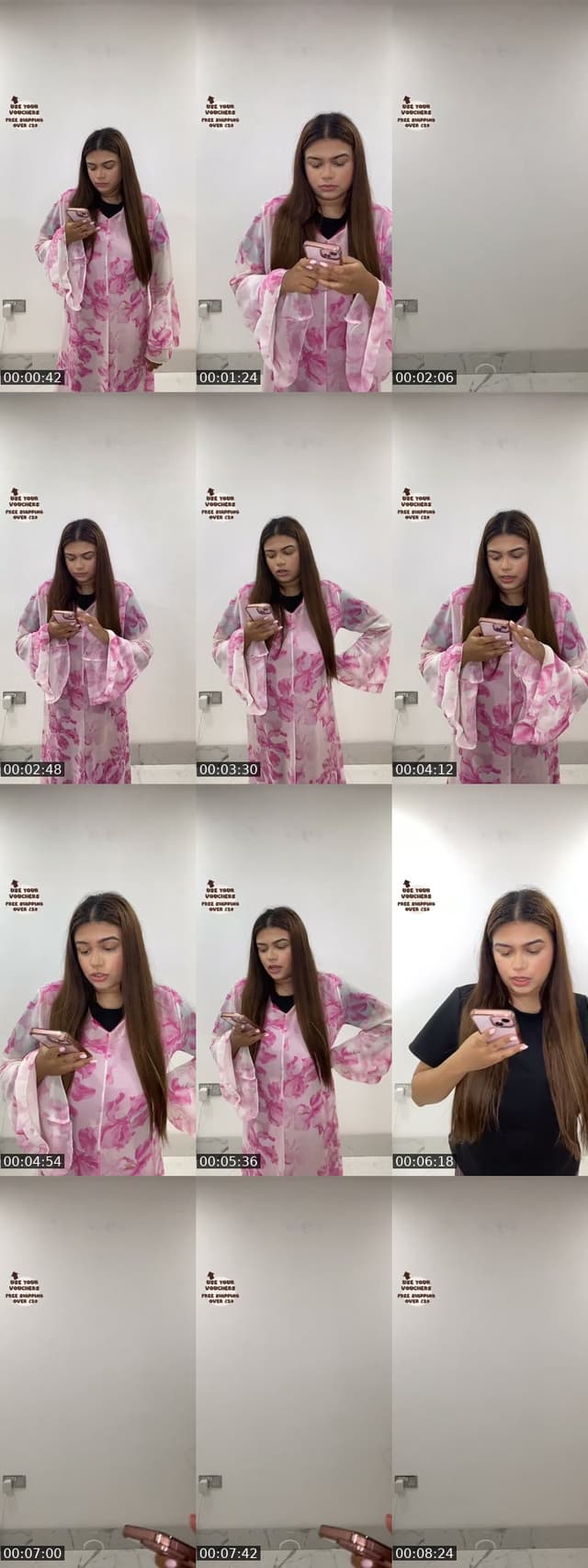 TikTok live: Use your vouchers 💕💕💕 by @houseofhaniya
