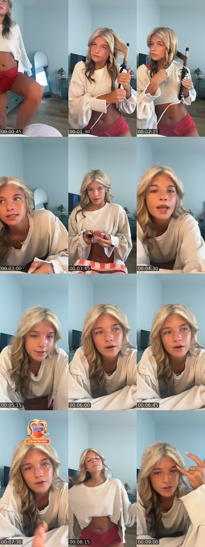 @pinkglitterblondqueen TikTok live stream