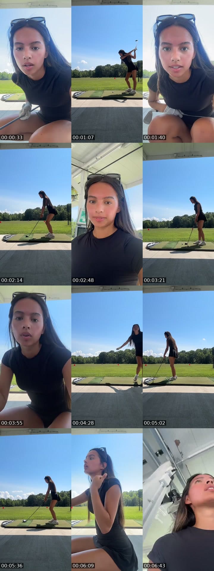 how’s my form? 🏌️‍♀️
