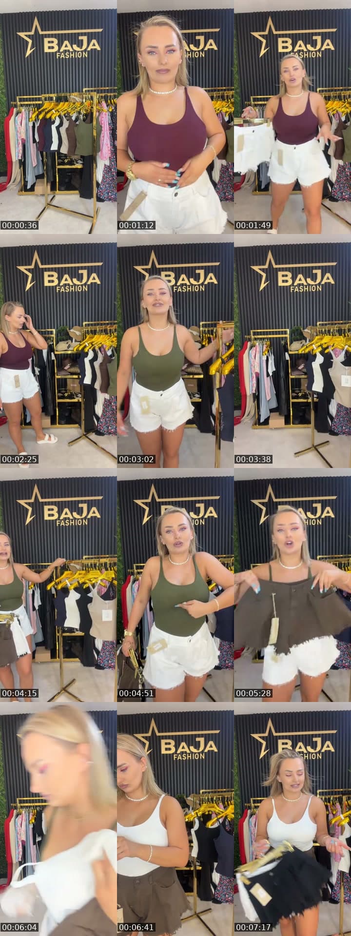 @bajafashionshop TikTok live stream