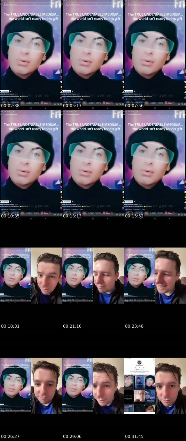 @jamesbucknelltheangel TikTok live from 2026-07-16