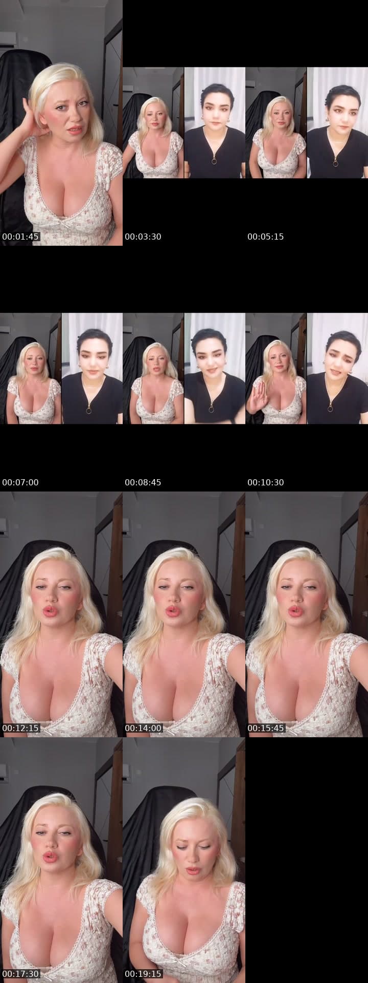 @blonde.235 TikTok live stream