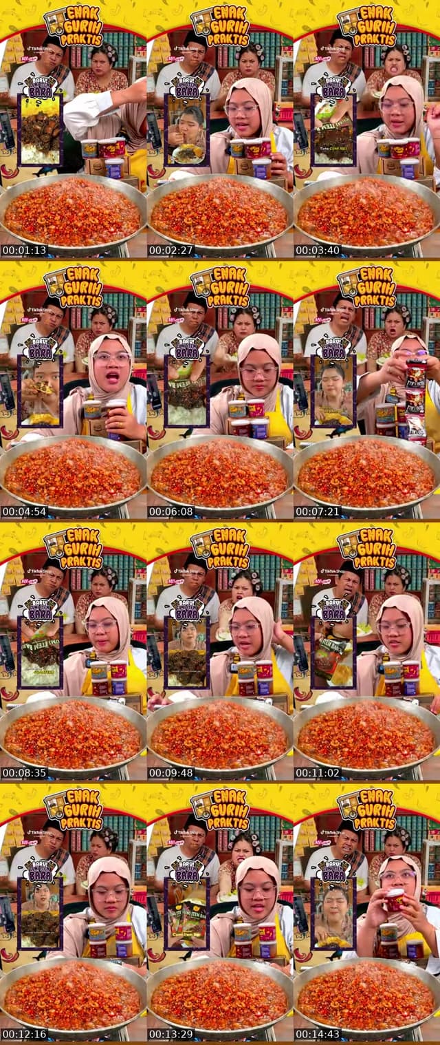 TikTok live: TEMAN MAKAN BARENG KELUARGA🌶😍 by @eatsambel
