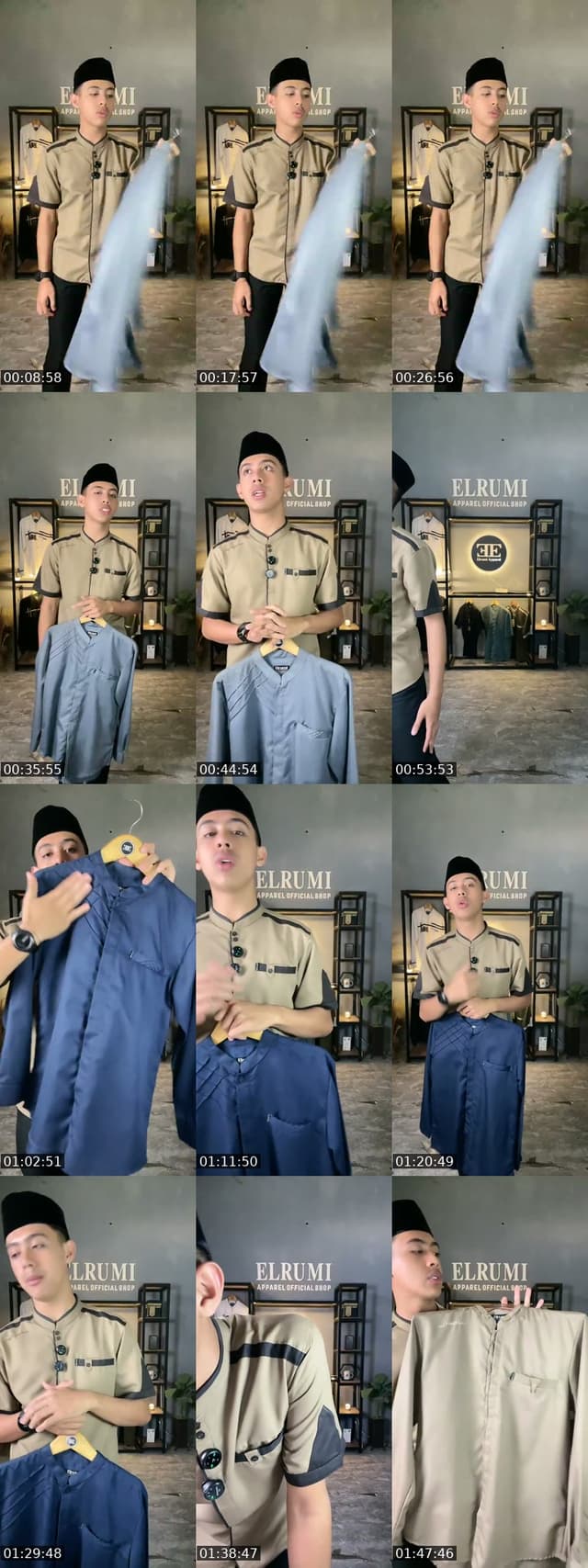 TikTok live: Promo baju koko pria by @elrumi_apparel_official