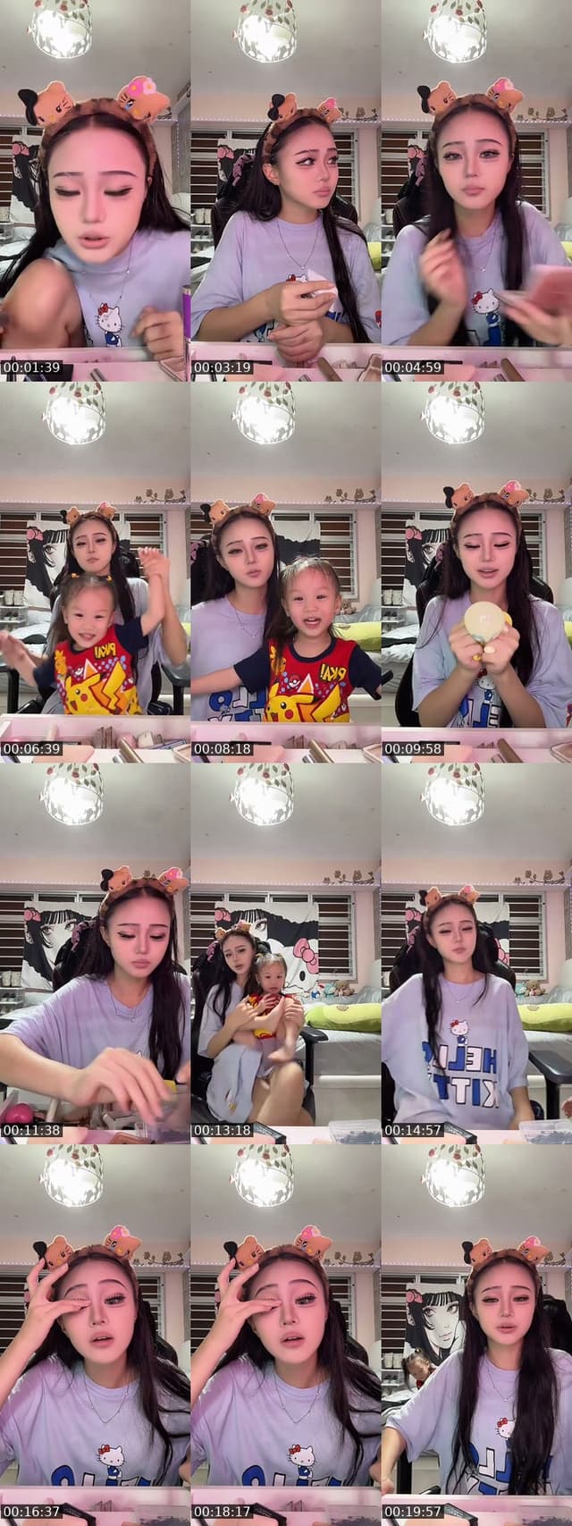 TikTok live: grwm by @unun_eyy