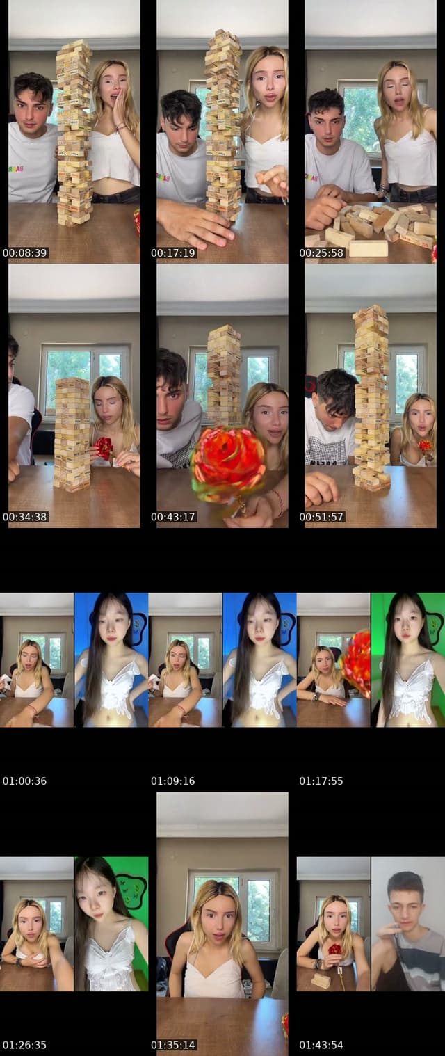 TikTok live: JENGA DÜNYASI CEZALI by @visneli.biber