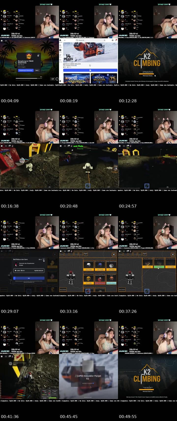 @yummydisinii TikTok live stream