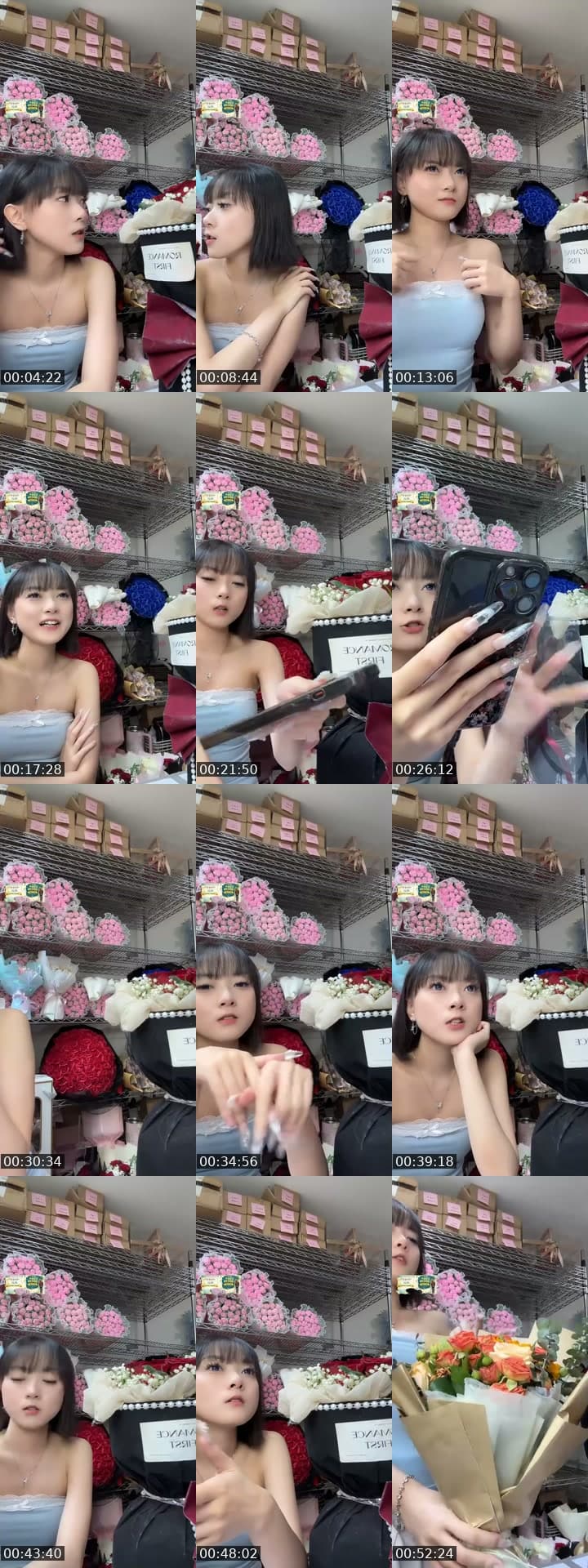 @flowershopsg TikTok live stream