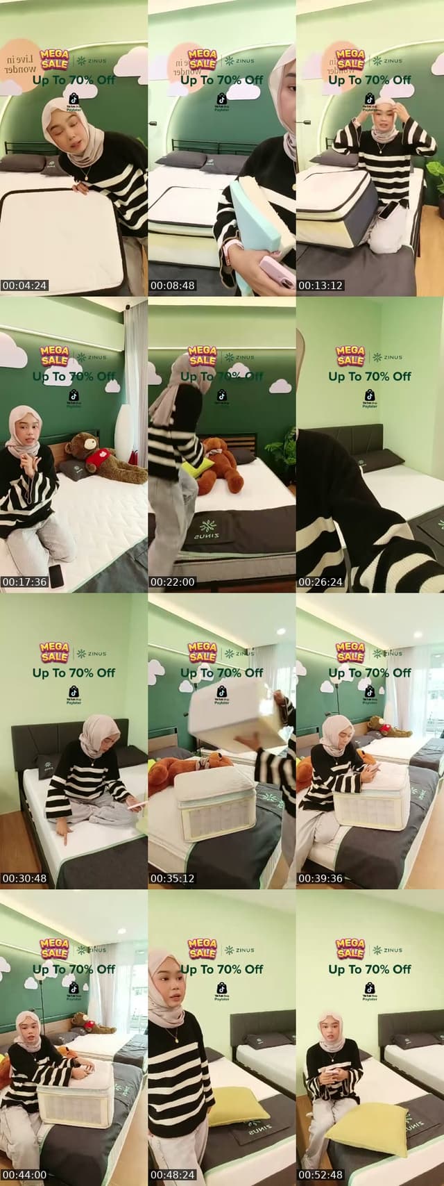 TikTok live: MEGA SALES !! DEVI NADH by @zinus.my