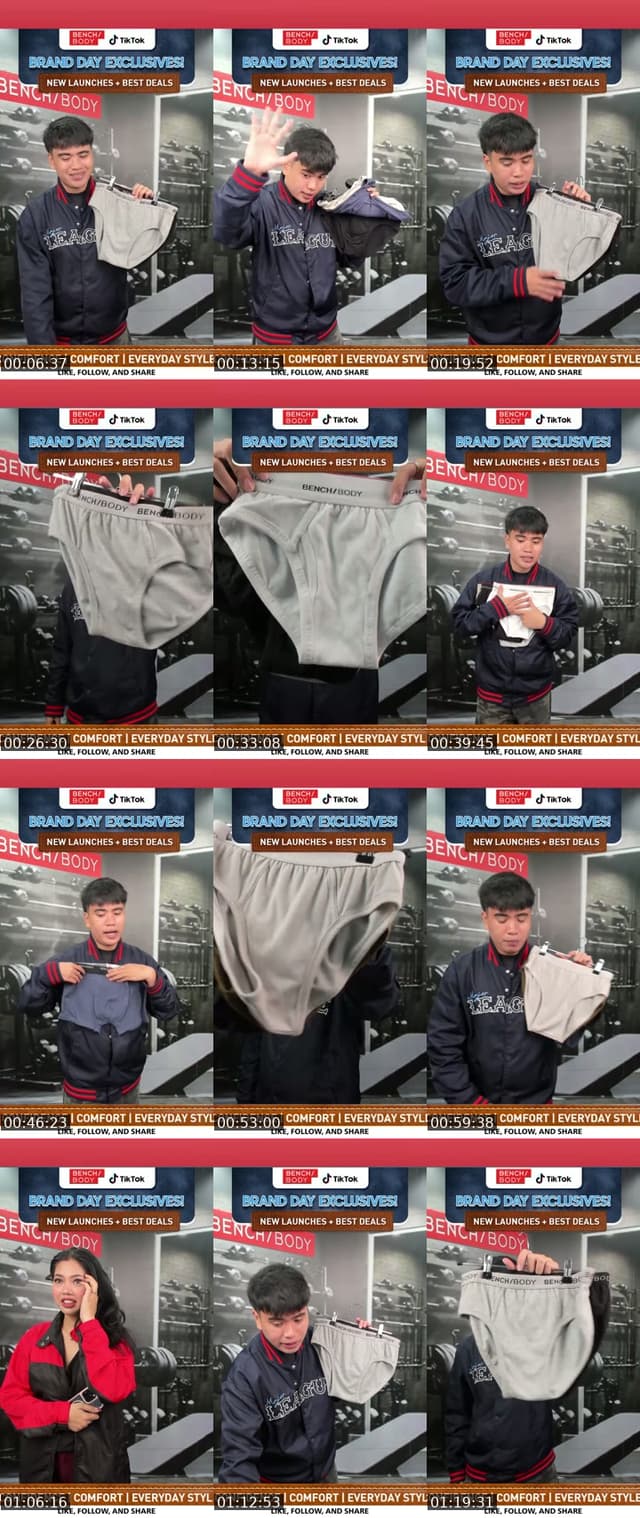 TikTok live: Bench Brand Day sale! by @benchbody.ph