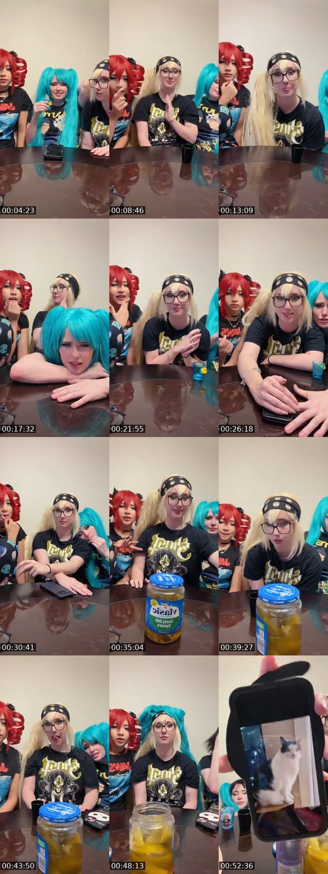 TikTok live: triple baka mukbang by @kora.aura