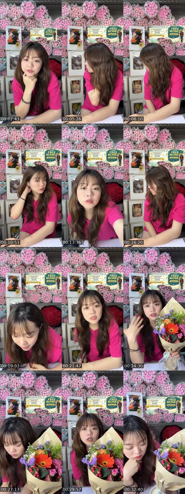 @flowershopsg TikTok live stream