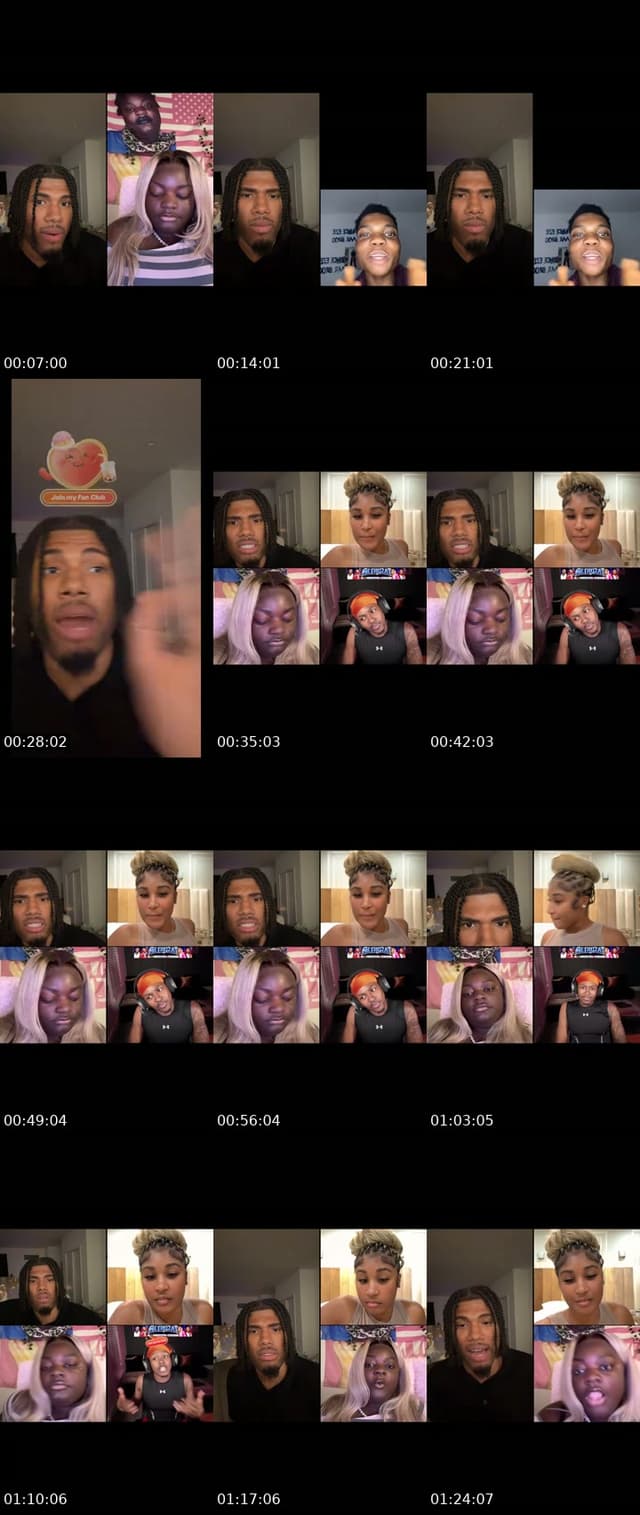 TikTok live: Begger by @whiteboymaj