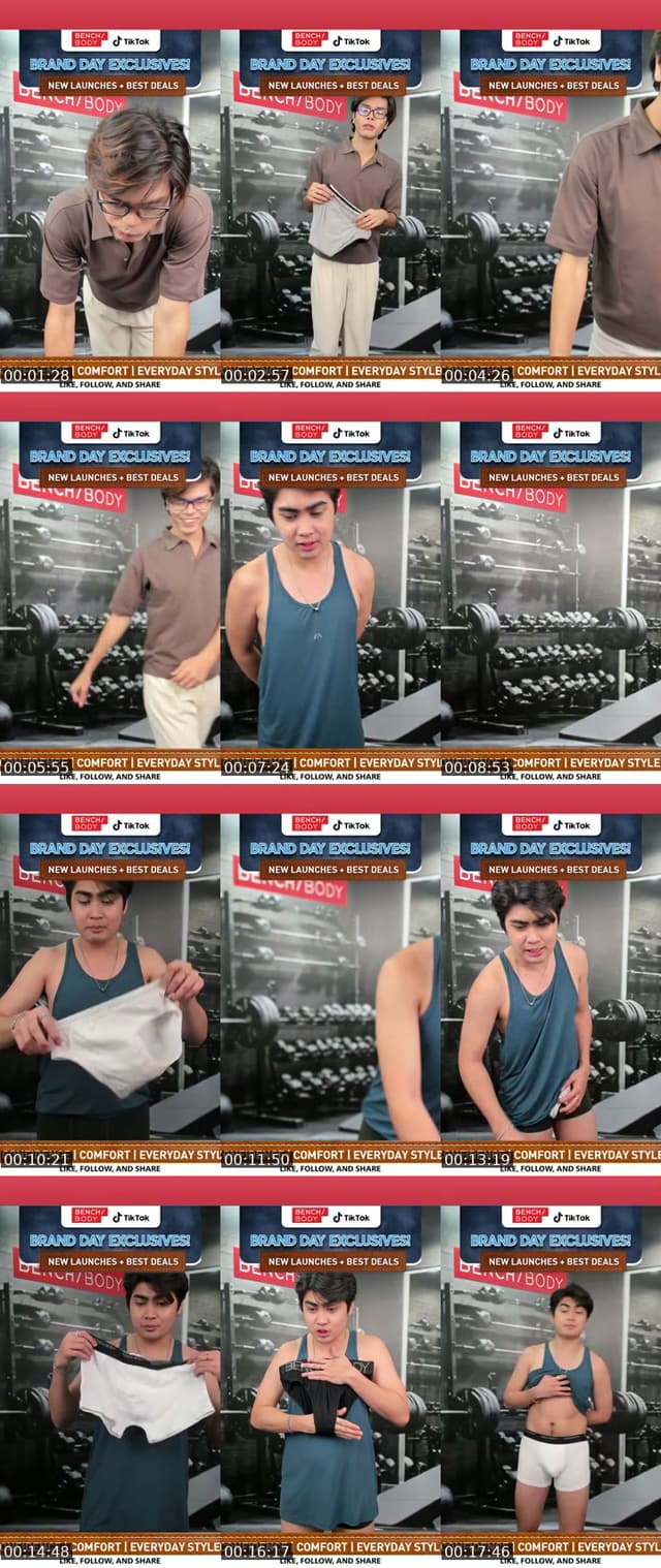TikTok live: Bench Brand Day sale! by @benchbody.ph