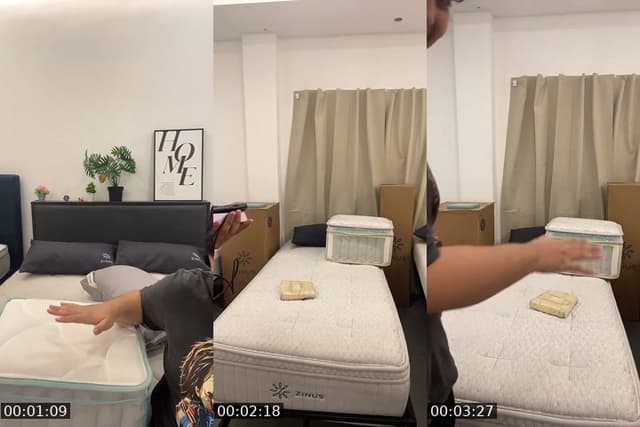 TikTok live: MEGA SALES !! awan by @zinus.my