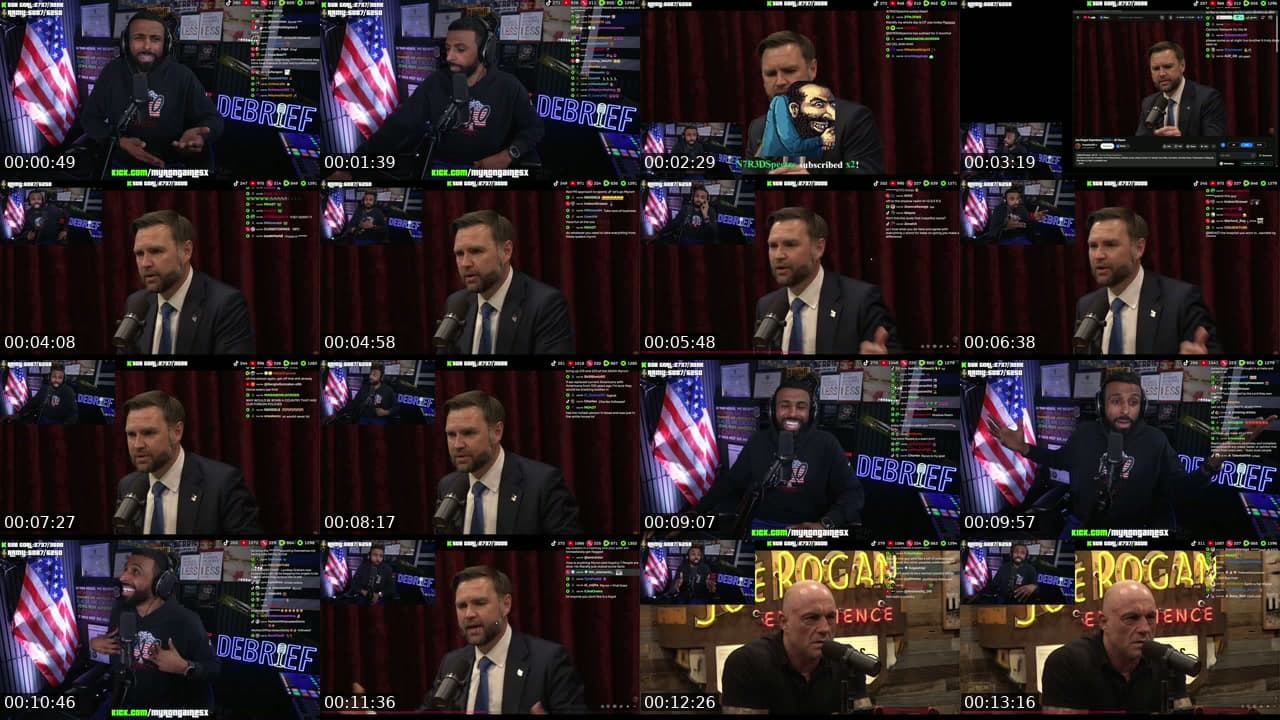 JD Vance L On Rogan...