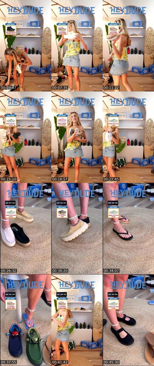 @heydudeshop_us TikTok live from 2026-07-17