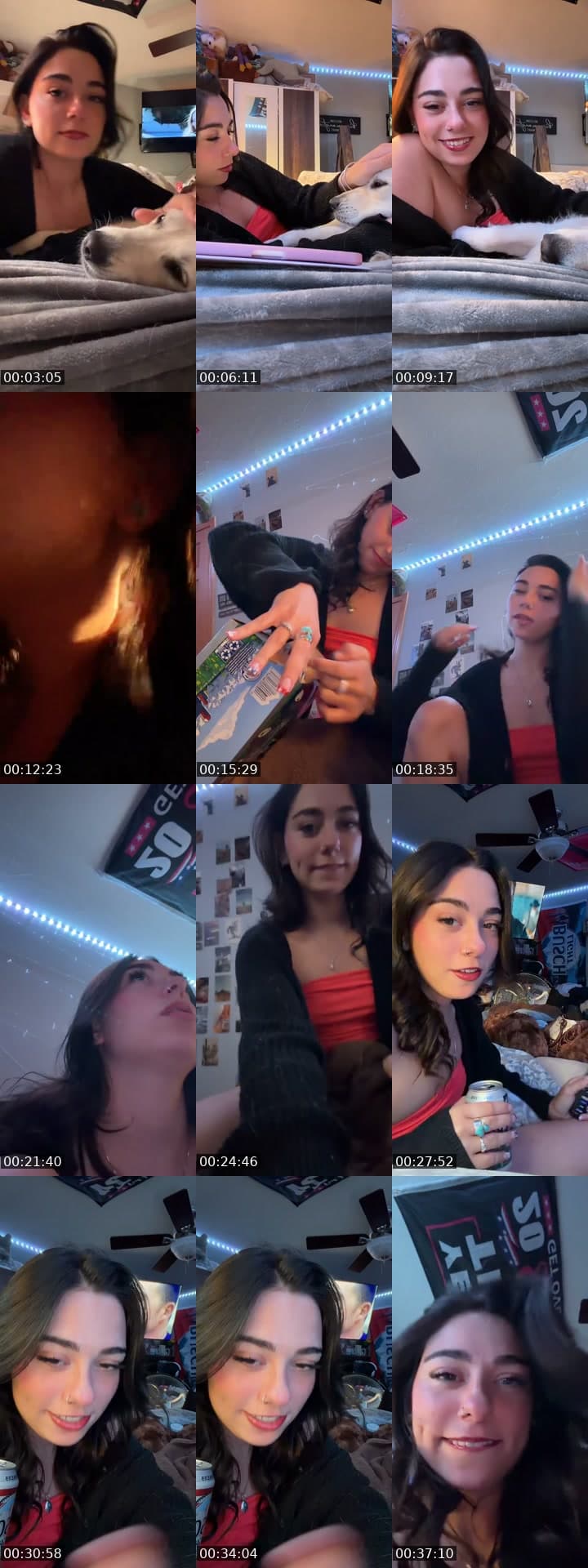 @kenziebrookeee TikTok live stream