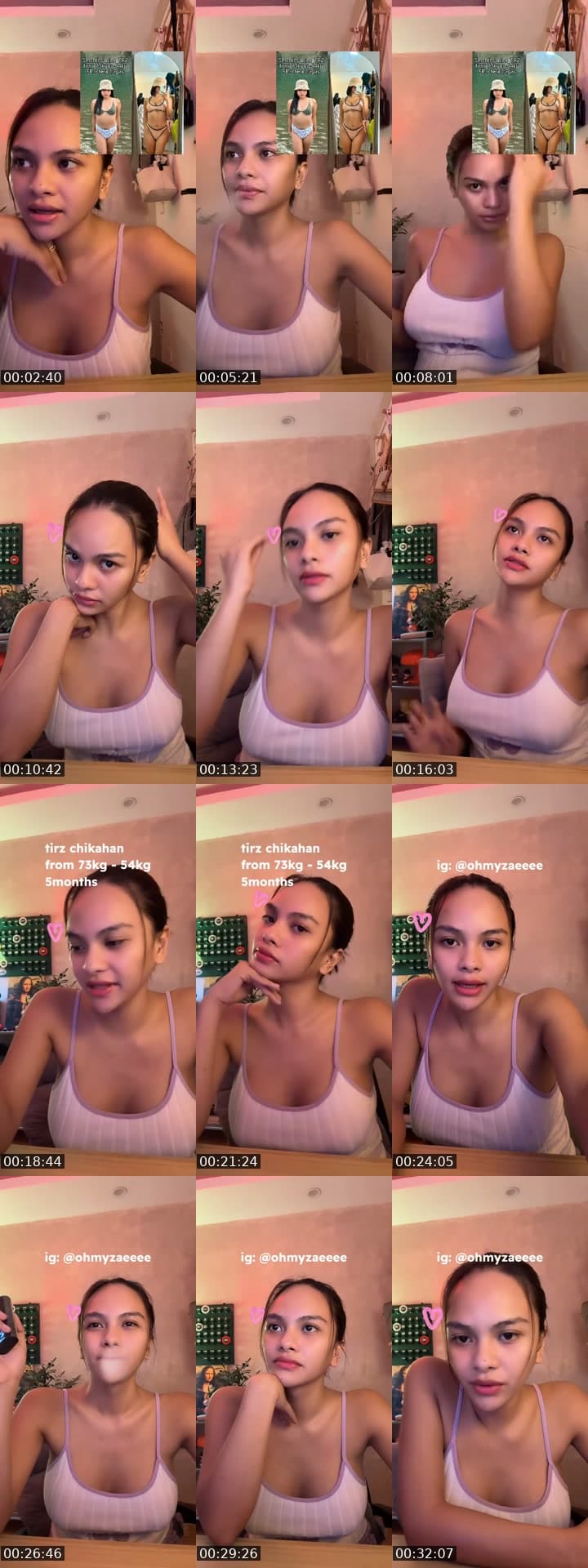 @ohmyzae TikTok live stream