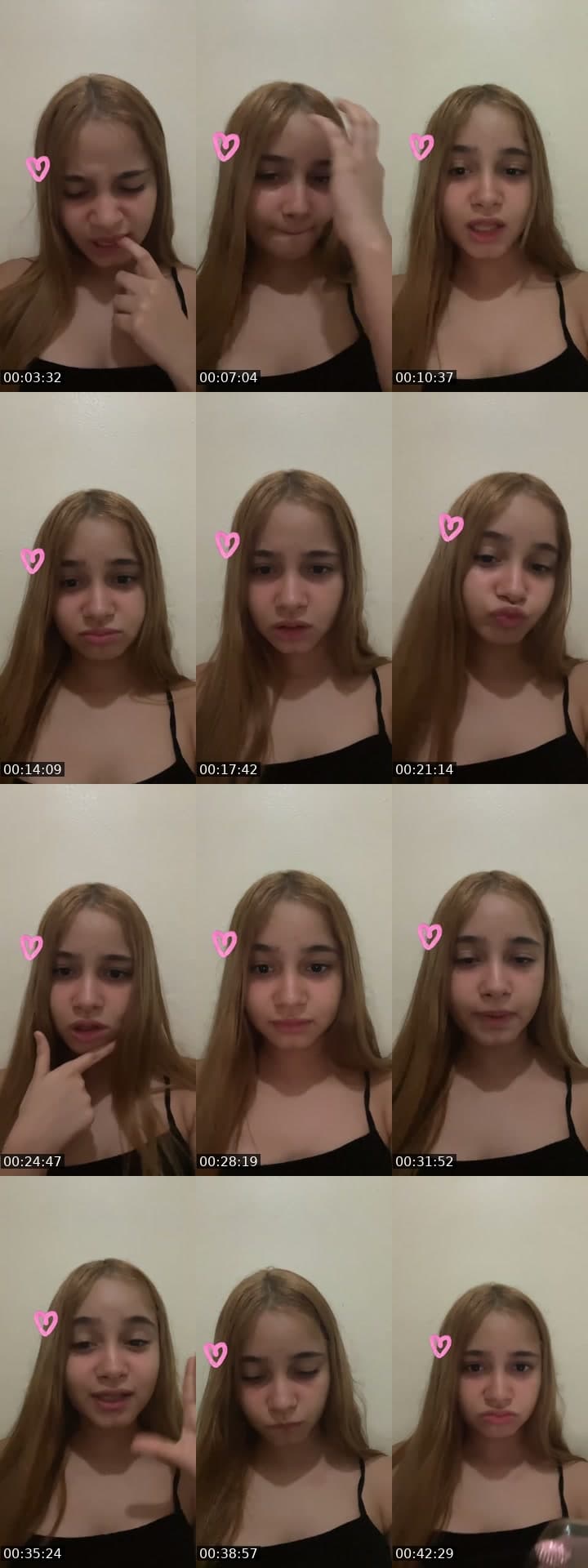 @angela_nin TikTok live stream
