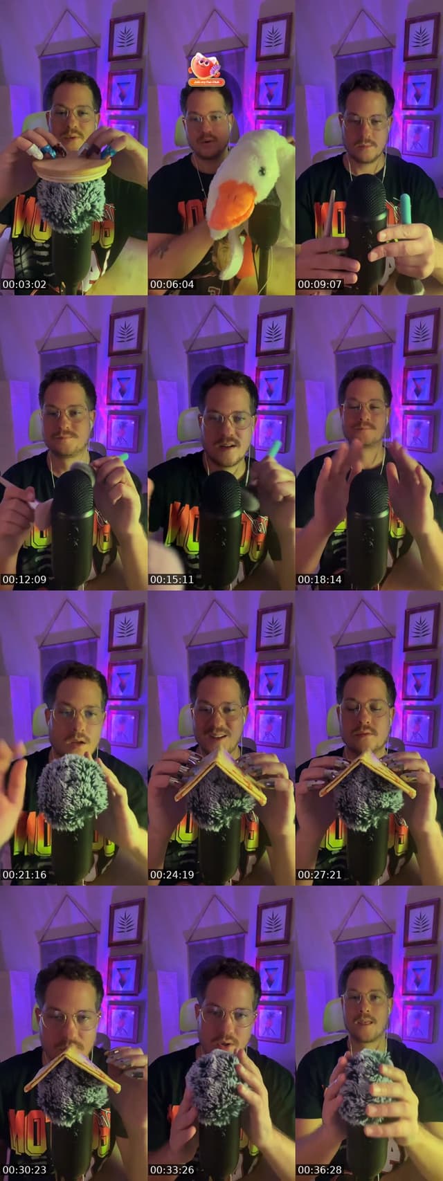 TikTok live: Cozy ASMR by @codymcgibbon