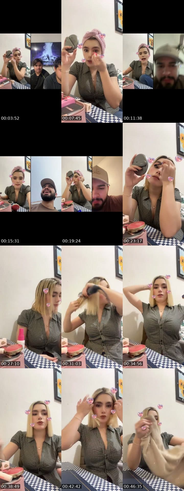 @munecabarbie TikTok live stream