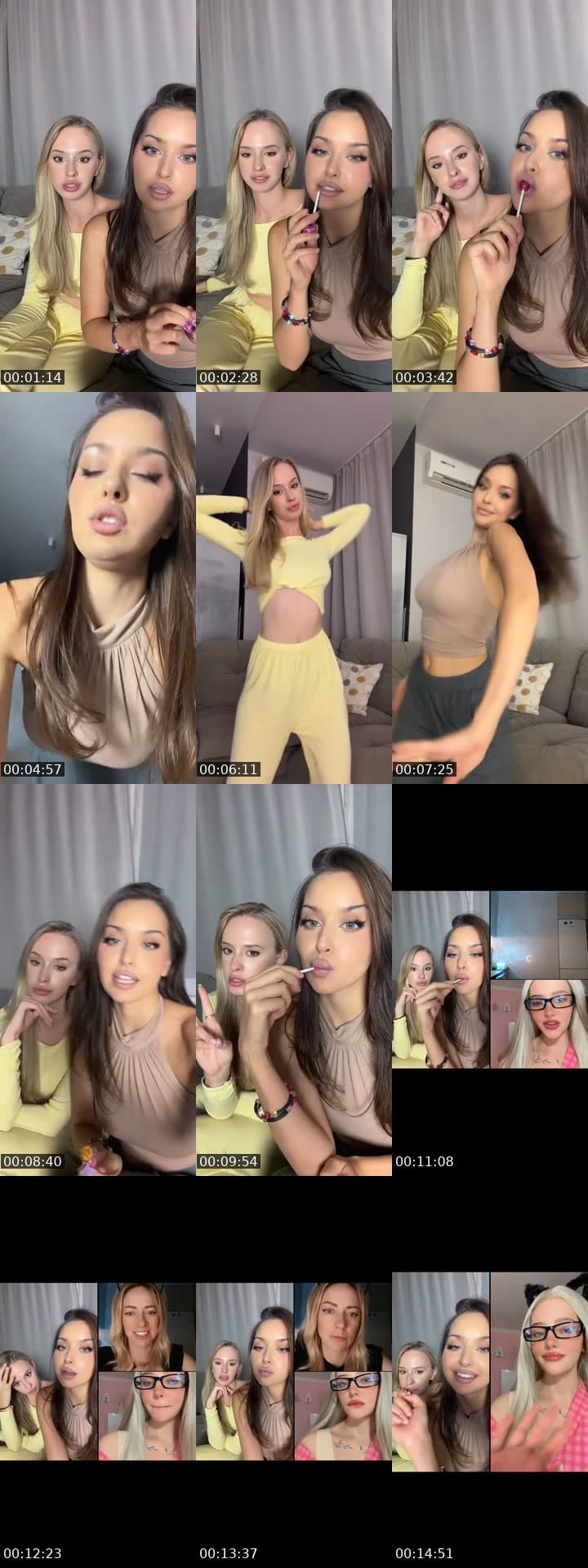 @stasyanddii TikTok live stream