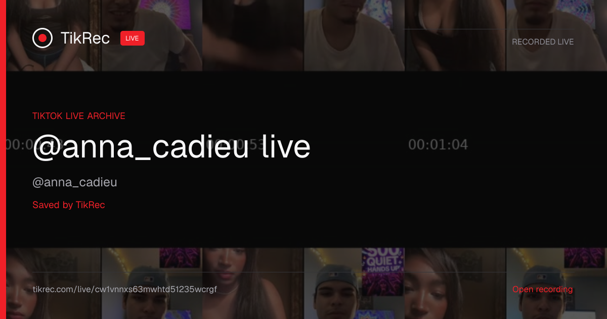 @anna_cadieu TikTok Live · 2026-07-15 00:56 UTC | TikRec