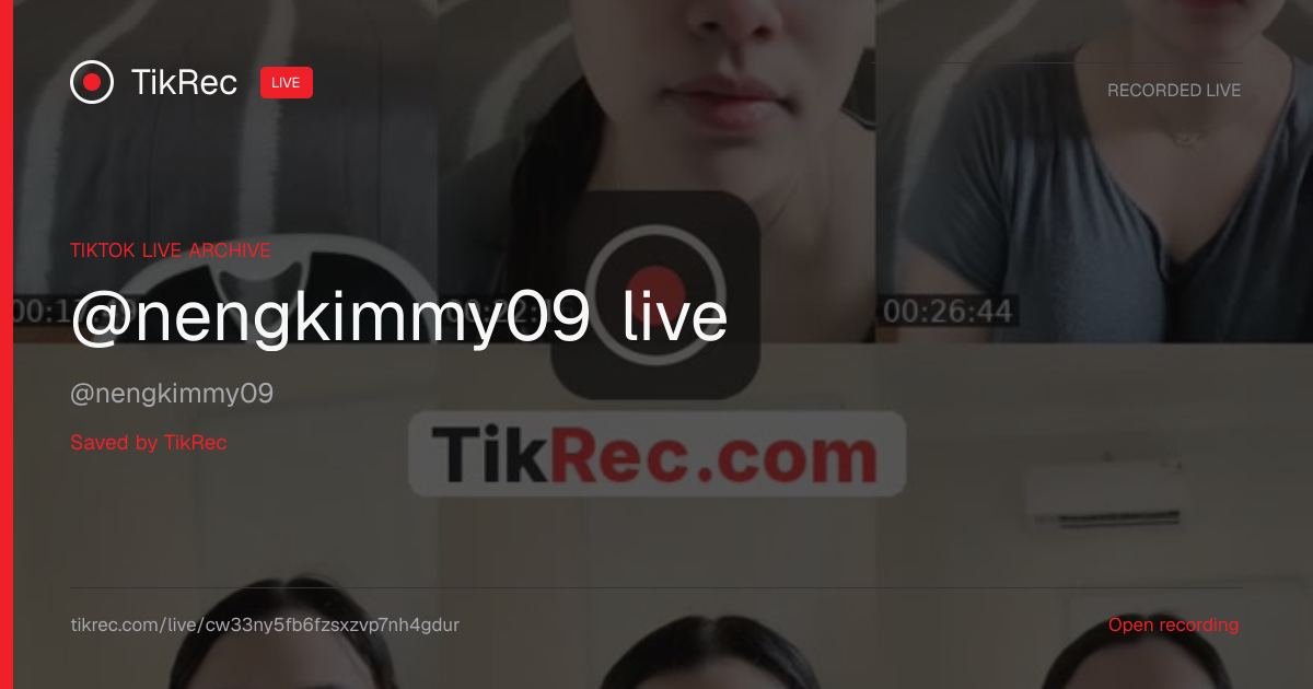 @nengkimmy09 TikTok Live · 2026-09-09 00:46 UTC | TikRec