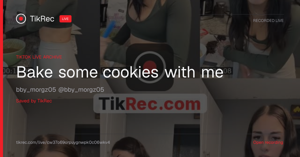 @bby_morgz05 TikTok Live · 2026-09-11 20:32 UTC | TikRec