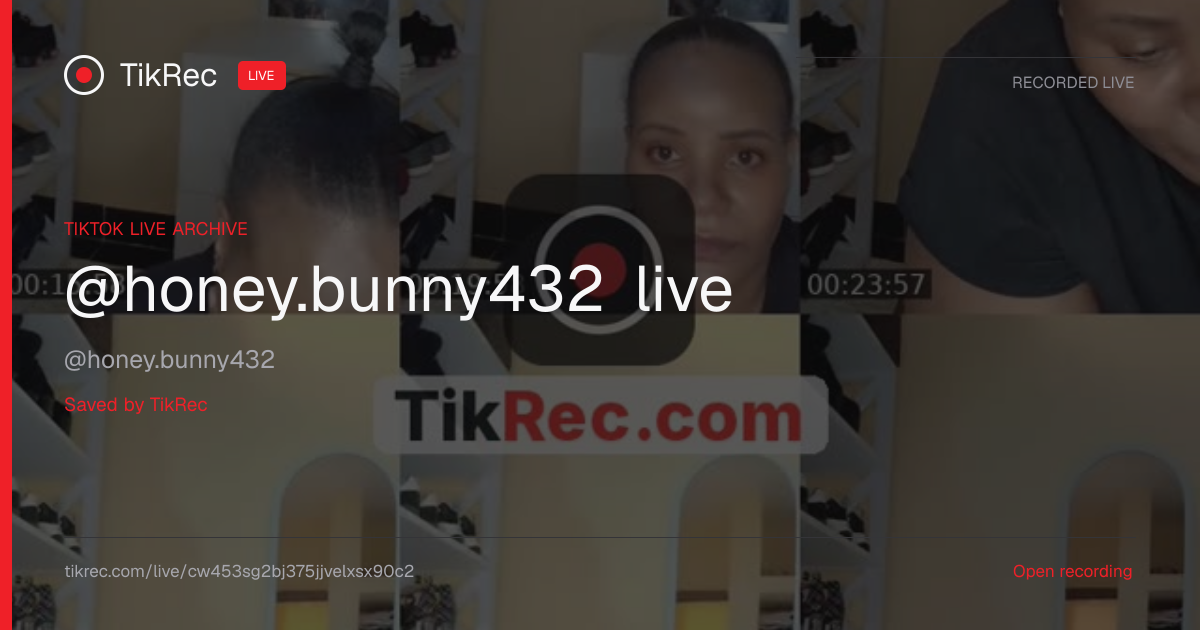 @honey.bunny432 TikTok Live · 2026-10-05 22:24 UTC | TikRec