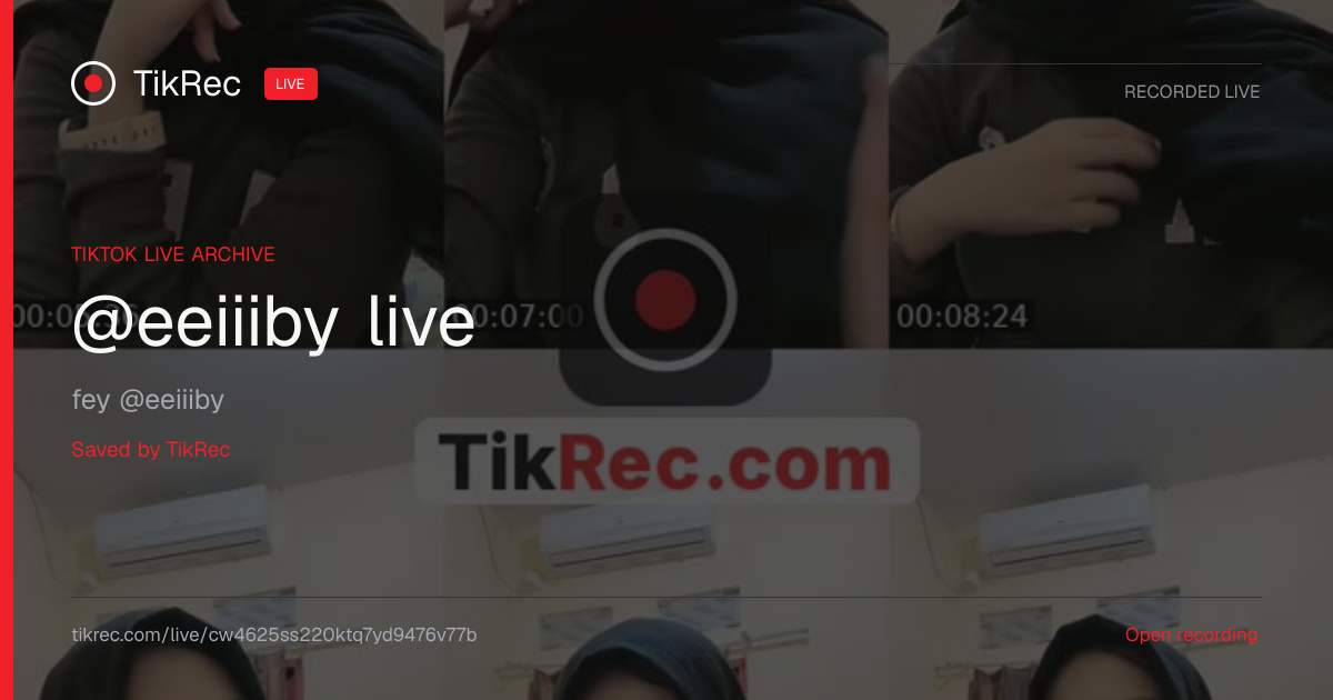 @eeiiiby TikTok Live · 2026-10-06 14:54 UTC | TikRec