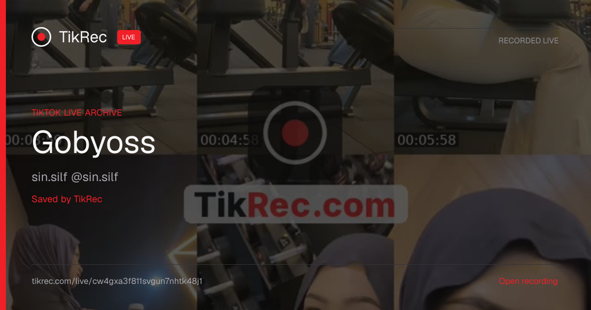 @sin.silf TikTok Live · 2026-09-18 07:29 UTC | TikRec