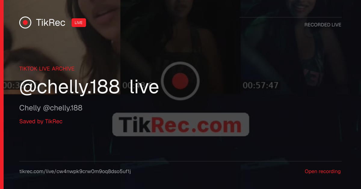 @chelly.188 TikTok Live · 2026-09-23 04:46 UTC | TikRec